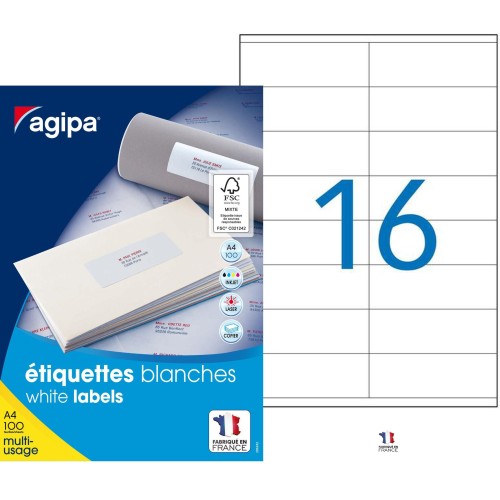 Étiquettes 105 x 35 mm (réf : 119005)