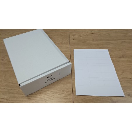 Étiquettes chaussure triparties 63,3 x 46,3 mm